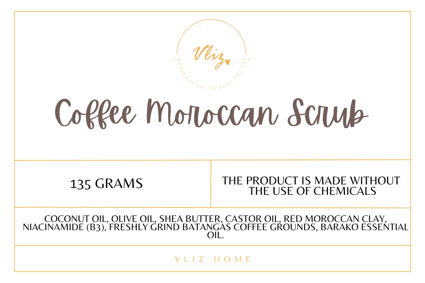 Coffee Moroccan Scrub