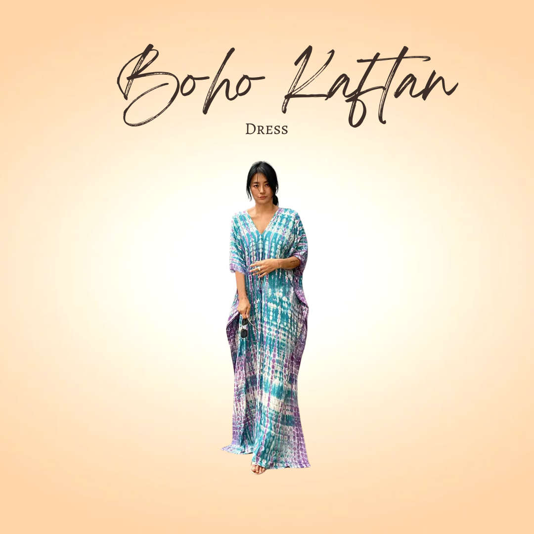 Boho Chic Kaftan Dress