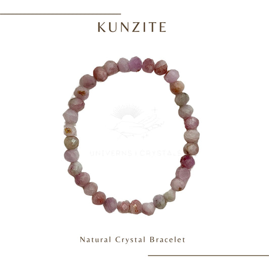 Kunzite Faceted Bracelet