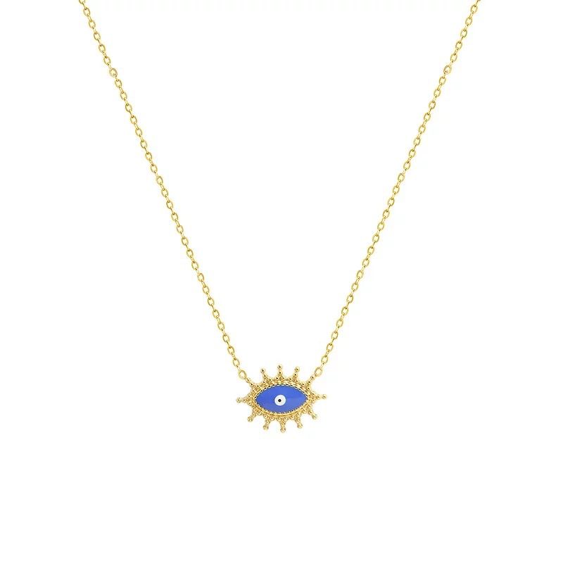 Minimalist Evil Eye Necklace