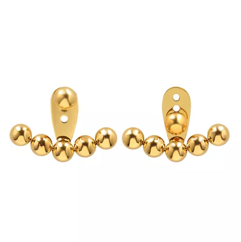 Anchor Style Tessellated Ball Earrings