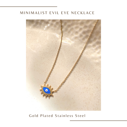Minimalist Evil Eye Necklace